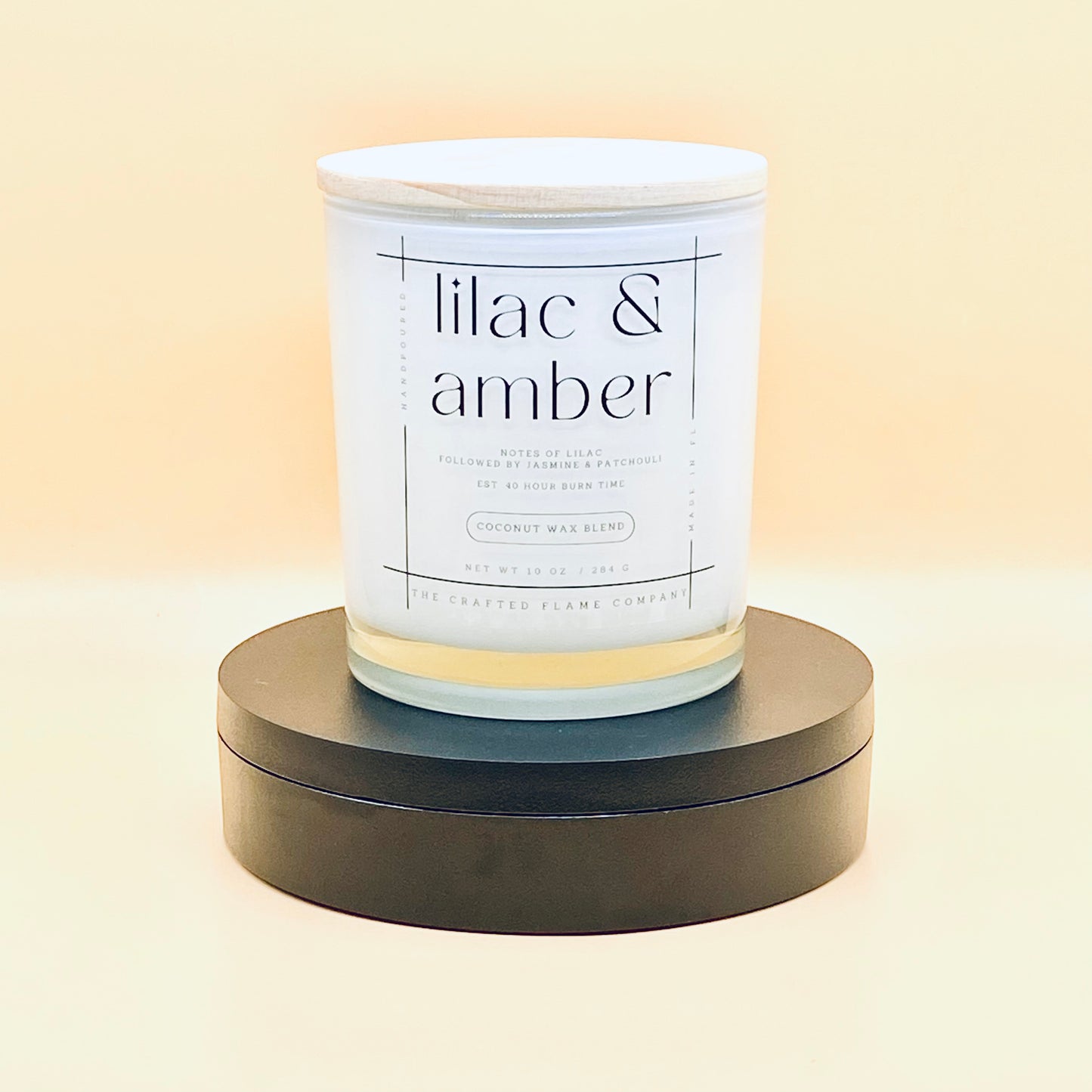 Lilac & Amber Candle